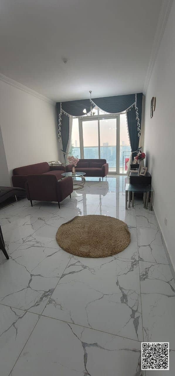 Fully furnished studio apartment for monthly rent in Ajman - equipped with super deluxe luxury furnishings Includes bills Ready to move in