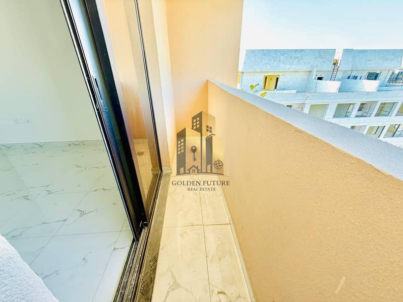 Sun view open side balcony and apartment windows best community arabic style