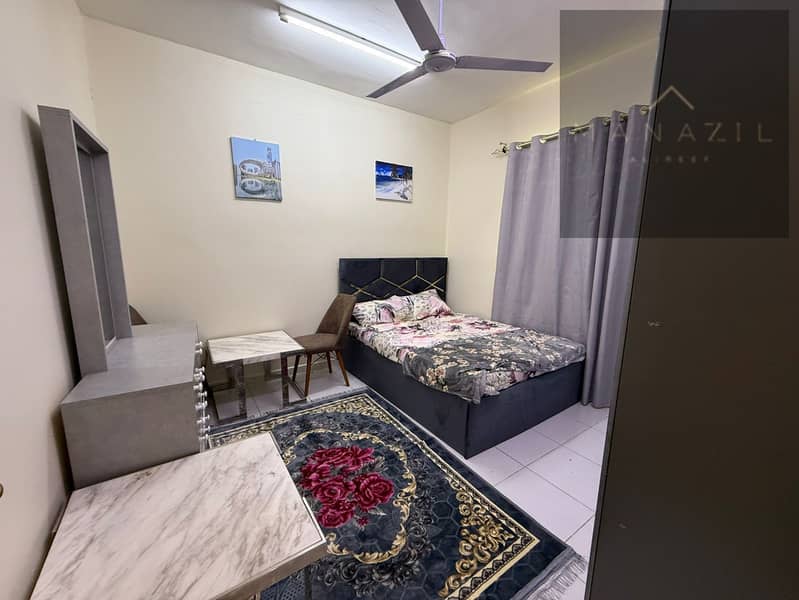 Apartment in Al Qasimia Station at an attractive price, one bedroom and living room
