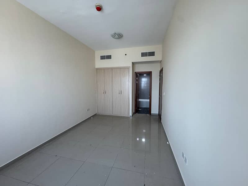 One Bedroom Apartment for Annual Rent in Al Naeemia Ajman on Sheikh Khalifa Road Spacious Layout 2 Bathrooms Built-in Wall Closets Prime Location