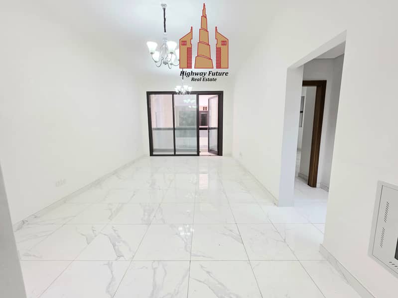 Luxury 1bhk apartments with balcony 2bathroom master bedroom wardrobe parking in Muwaileh sharjah