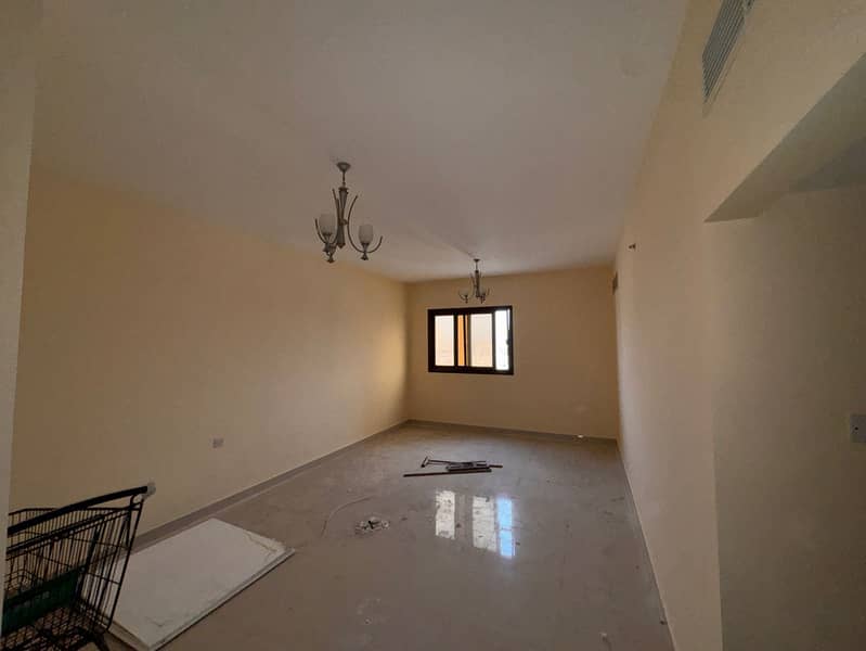 Two bedrooms and a living room for annual rent in Al Na'imiyah 1, Ajman, near Al Hikma School.