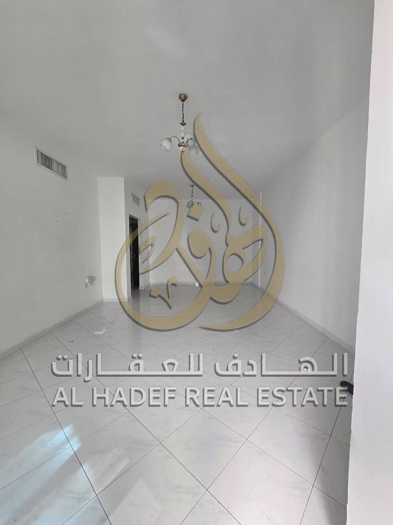 Apartment for Rent in Sharjah – Al Majaz 3 A spacious apartment is available for annual rent, featuring 2 bedrooms and a living hall, with built-i