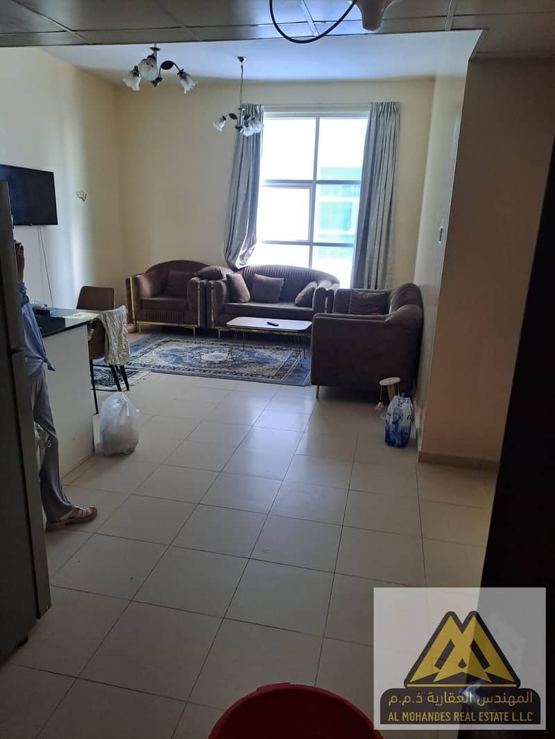 Furnished 1-Bedroom Apartment for Annual Rent in City Tower – With Private Parking, Prime Location Close to All Services