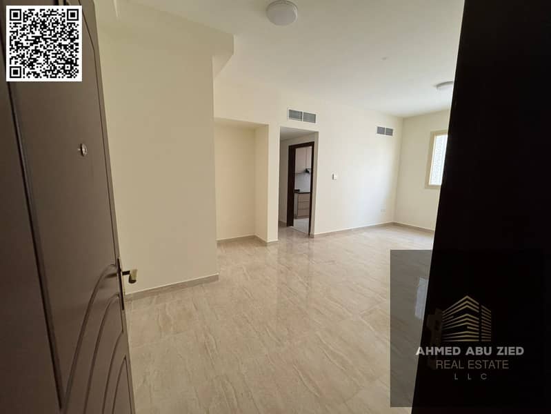 Luxurious bedroom and living room in Al Jurf 3. Master bedroom, 2 bathrooms. First occupancy building with super deluxe finishes. Close to Mohammed Bi