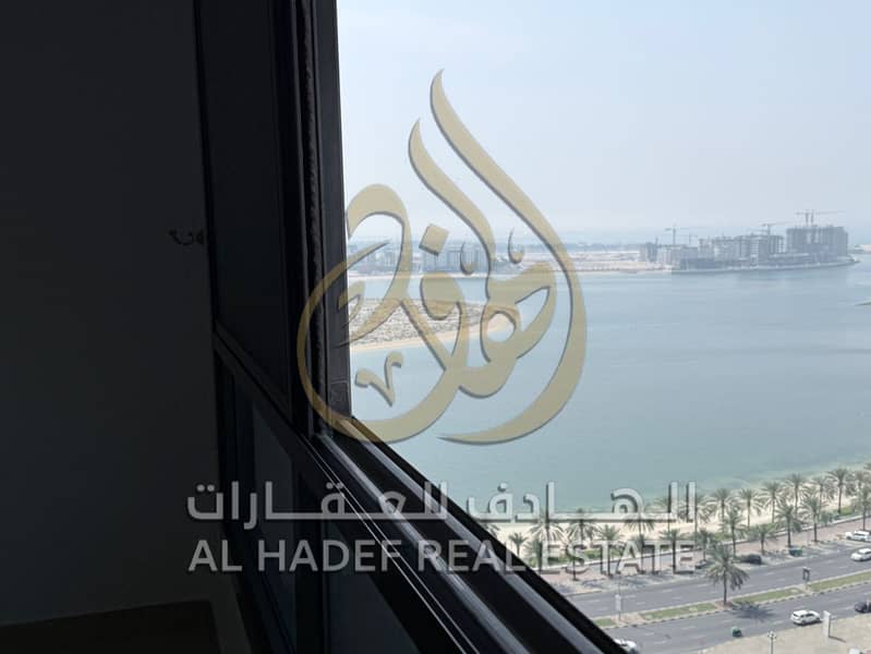 Spacious 1BR apartment in Al Qasba with balcony and sea view, 2 bathrooms, great finishing and attractive free amenities. Prime location near services