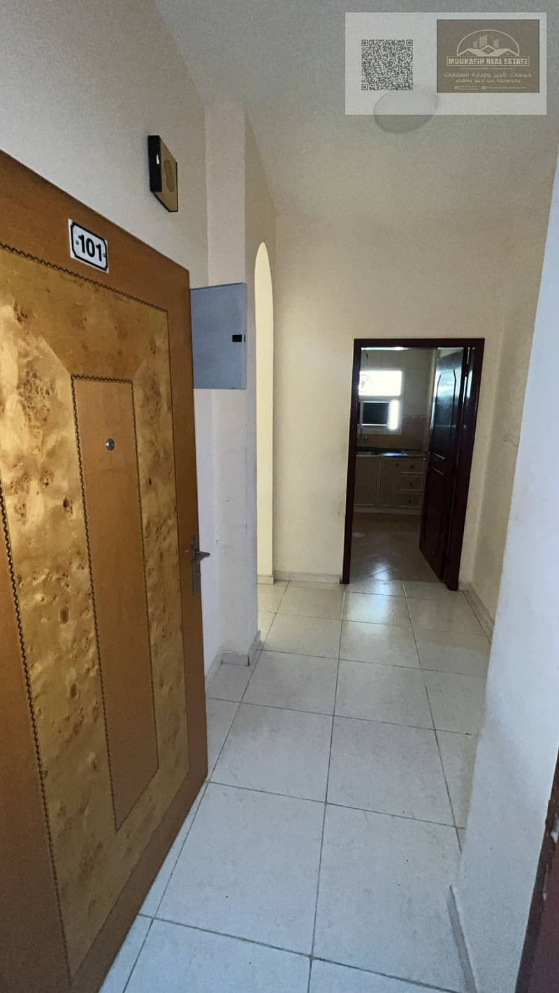One-bedroom apartment for annual rent in **Al Nuaimiya 2 – Ajman**, prime location and comfortable living.