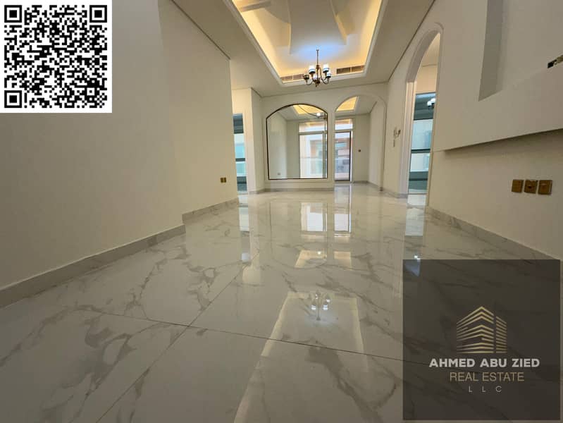 2 Bedroom Apartment with Hall and Majlis for Rent in Al Mowaihat 3 Ajman Near School Street and ADNOC Station, Balcony, Wardrobes, Gym and Pool AED 5