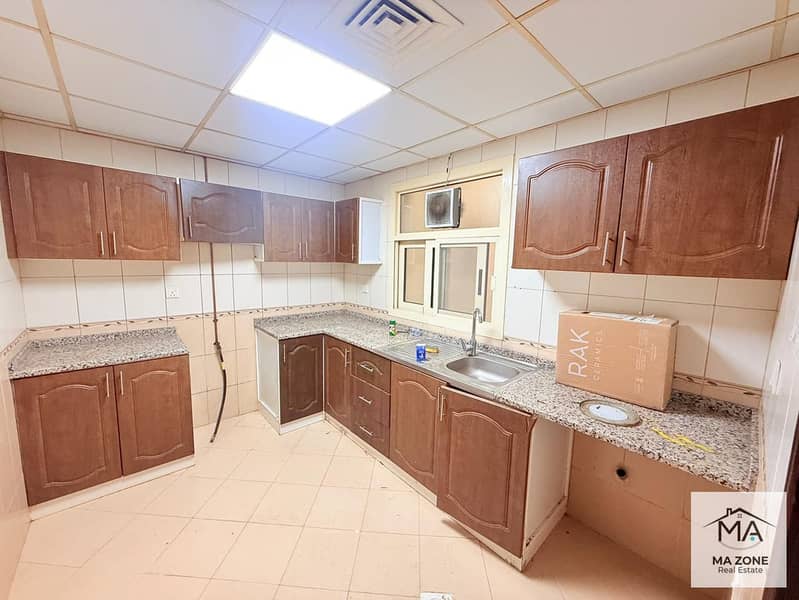 Spacious 1 bhk apartment in front of new muweillah park