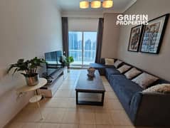 غرفة نوم واحدة مفروشة | إطلالات على البحيرة والمارينا | ليك تيراس JLT