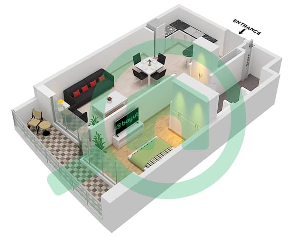 Type D Unit 09 Floor 31