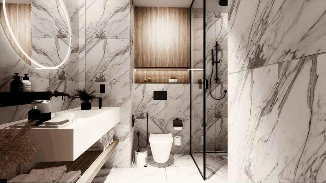 Furnished 1BR Apartment | Marriott Residences JVC | Balcony & Pool Access - Image 10