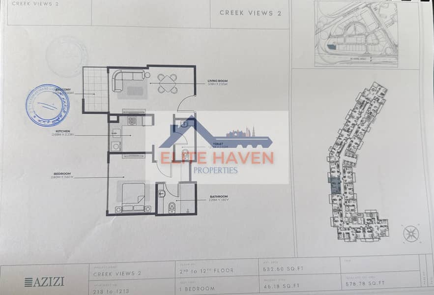 Stunning 1 Bedroom Apartment for Sale in Azizi Fawad Residence Direct ...