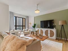 شقة مفروشة بغرفتي نوم | مرجان 5 غرف نوم | إطلالات على البحر والمارينا