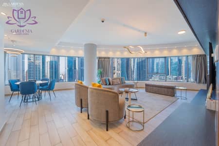 3 Bedroom Flat for Rent in Dubai Marina, Dubai - Living 1 1. jpg 3 Bedroom Flat for Rent in Dubai Marina, Dubai - Living 1 1. jpg