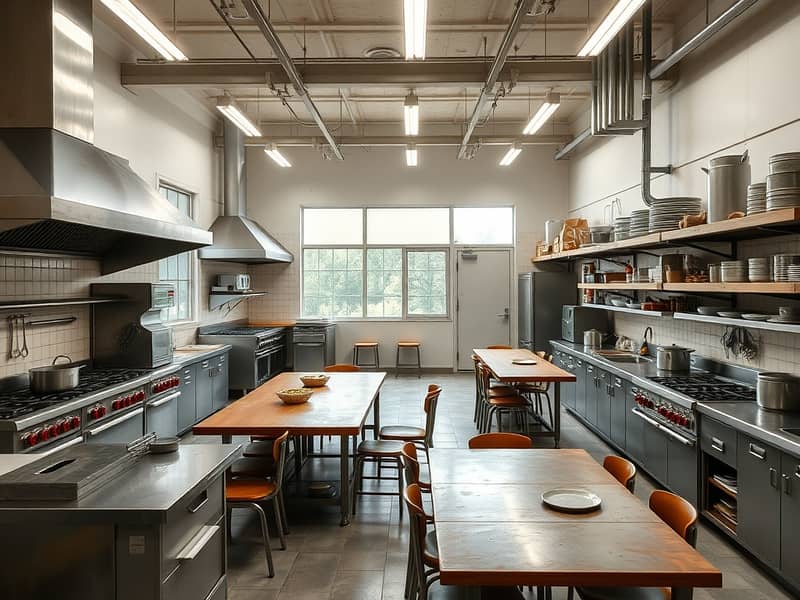 2 A_shared_kitchen_designed_for_a_labor_camp_in_an_industrial_setting_focusing_on_practicality_and_organization. _The_kitchen_features_multiple_cooking_areas_with_industrial_grade_stoves_and_efficient_ventilation_system. jpeg