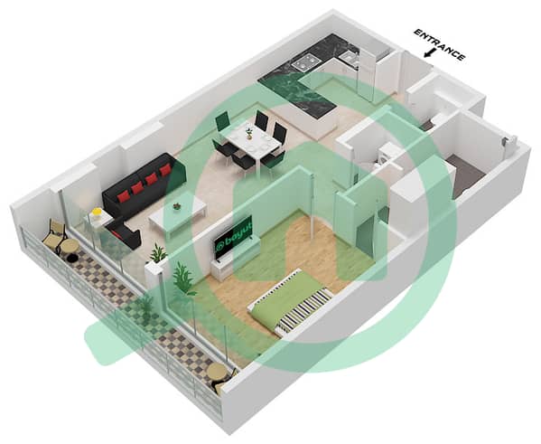 Type A Unit 9 Floor 1-3 Type A Unit 9 Floor 1-3