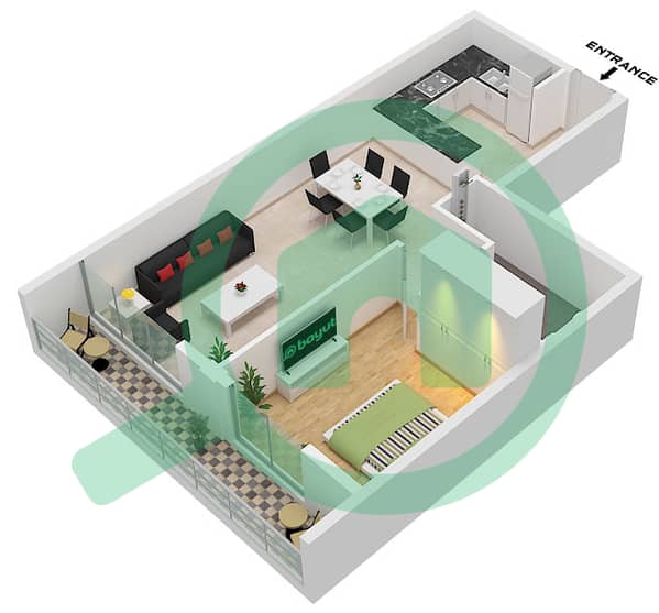 Type B Unit 10 Floor 1-3 Type B Unit 10 Floor 1-3