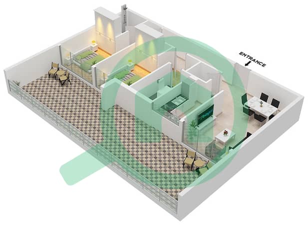 Type I Unit 6 Floor 4 Type J Unit 7 Floor 4