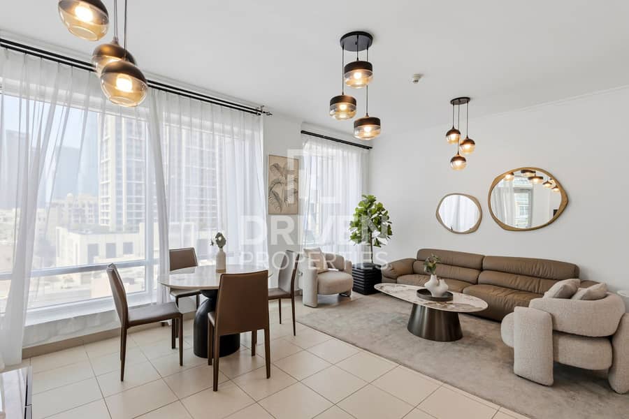 Burj View | Fully Furnished | Downtown Living