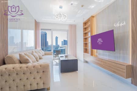1 habitación Apartamento para en Alquiler en Dubai Marina, Dubai - Living 6. jpg