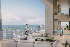 شقة في طريق مركز ريكسوس المالي،وسط مدينة دبي 1 غرفة 2900000 درهم - 14579015