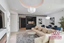 إطلالات البرج والأفق | شقة فندقية من 3 غرف نوم | داماك ميزون ذا ديستنكشن