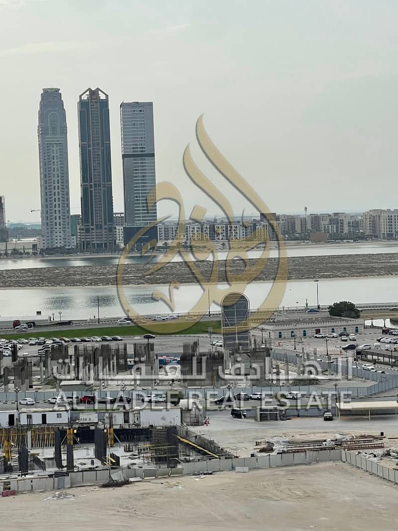 "Forget the electricity bill! One bedroom and living room with 2 bathrooms in Al Khan. . Free air conditioning and maintenance for only 38,000! "