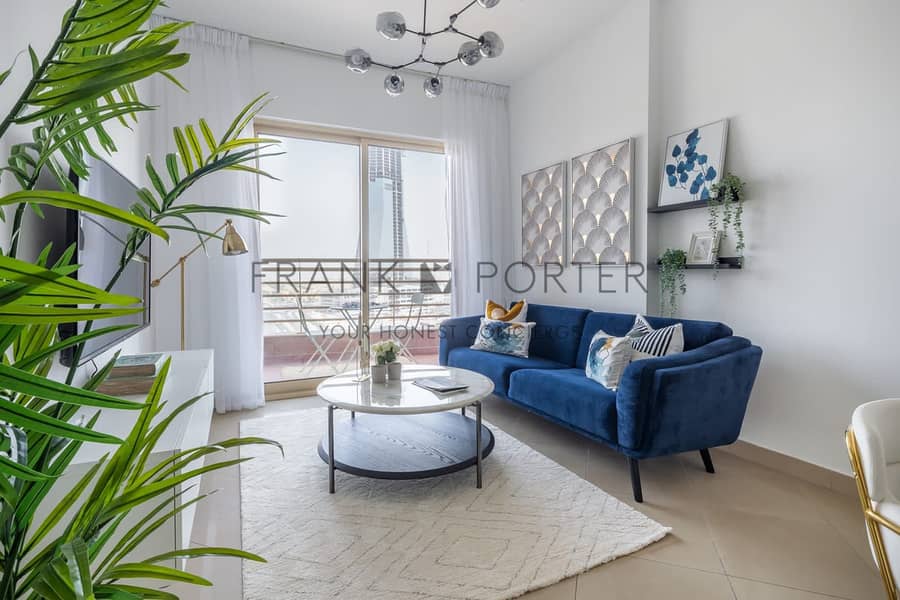 Modern and Stunning 2BR with 2 Balconies in JLT | Ideal for Mid-Term Rental, Monthly & Weekely Stays | All Bills Inclusive