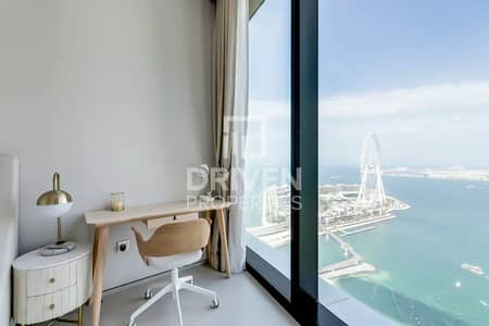 2 Bedroom Apartment for Rent in Jumeirah Beach Residence (JBR), Dubai - Furnished | Sea View | Mid Floor | Pets Allowed