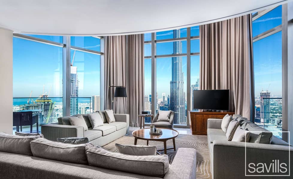 Fully Furnished/Burj Khalifa View/Duplex