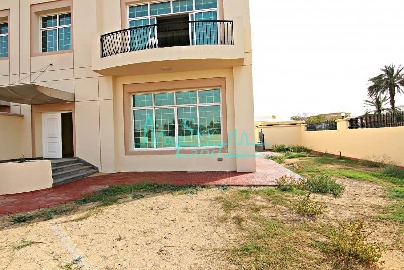 2 WELL MAINTAINED 3BR+STUDY VILLA WITH GARDEN IN AL MANARA