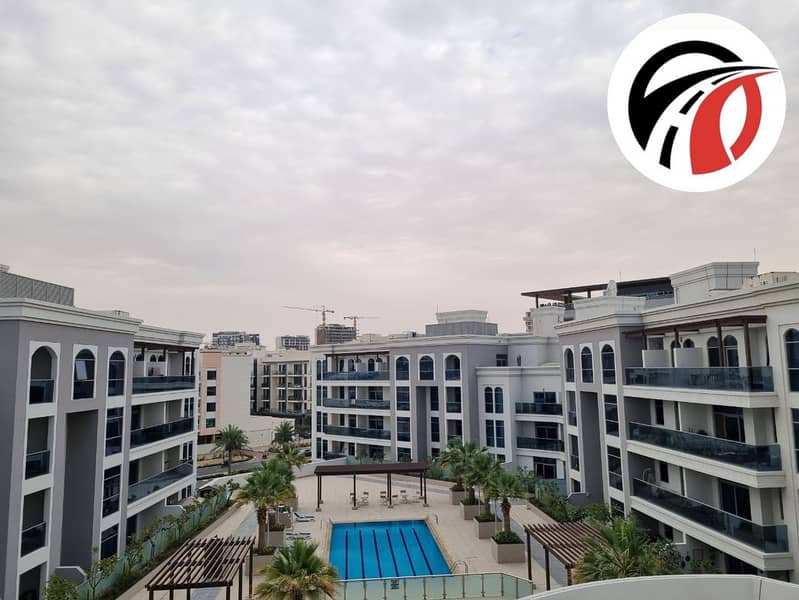 Spacious 2bhk+maidroom/ prime location/ pool side view/ affordable price 116k/ Arjan