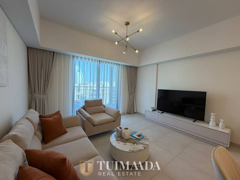 Burj Al Arab View | High Floor | Fully Furnished Luxury