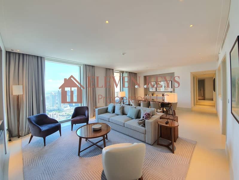 3-Bedroom Apartment I Elegant and Bright I High Floor I Vida Residence I Downtown Dubai
