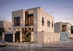 فيلا كورنر خمس غرف طابقين مع روف بسعر شامل رسوم التسجيل