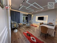 اجمل شقه غرفتين وصاله للبيع مع الفرش تشطيب سوبر الترا ديلوكس موقع مميز جدا