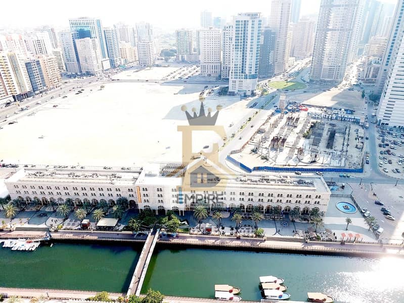 Chiller free New building luxury living with Full sea view balcony wardrobes maid room with washroom All amenities free prime location