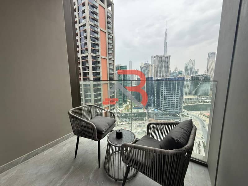 Burj Khalifa&Canal View | Vacant | Fully Furnished