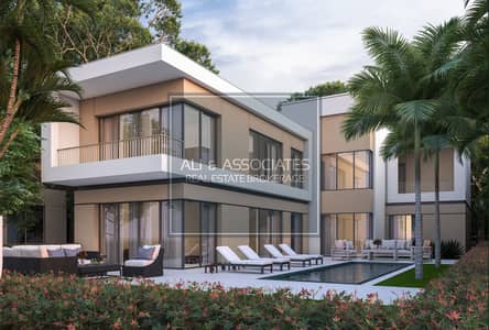 4 Camere Villa in Vendita a Dubailand, Dubai - Side Facade. jpg