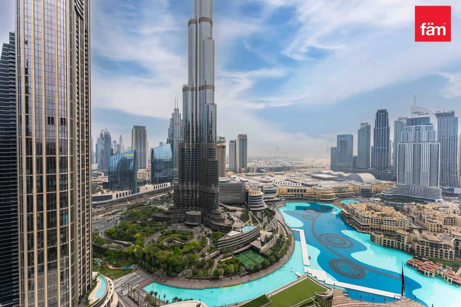 Furnished | Burj & Fountain View | Vacant