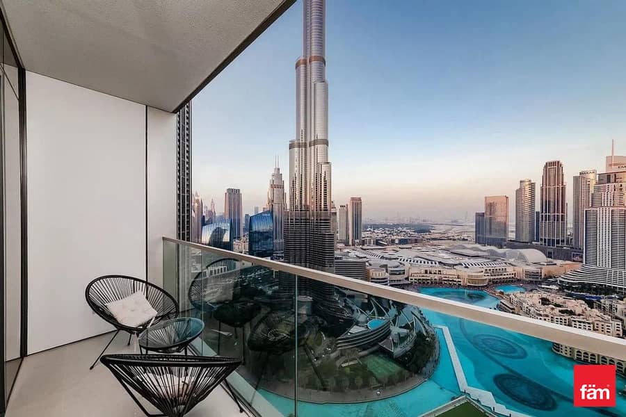 Furnished | Burj & Fountain View | Vacant
