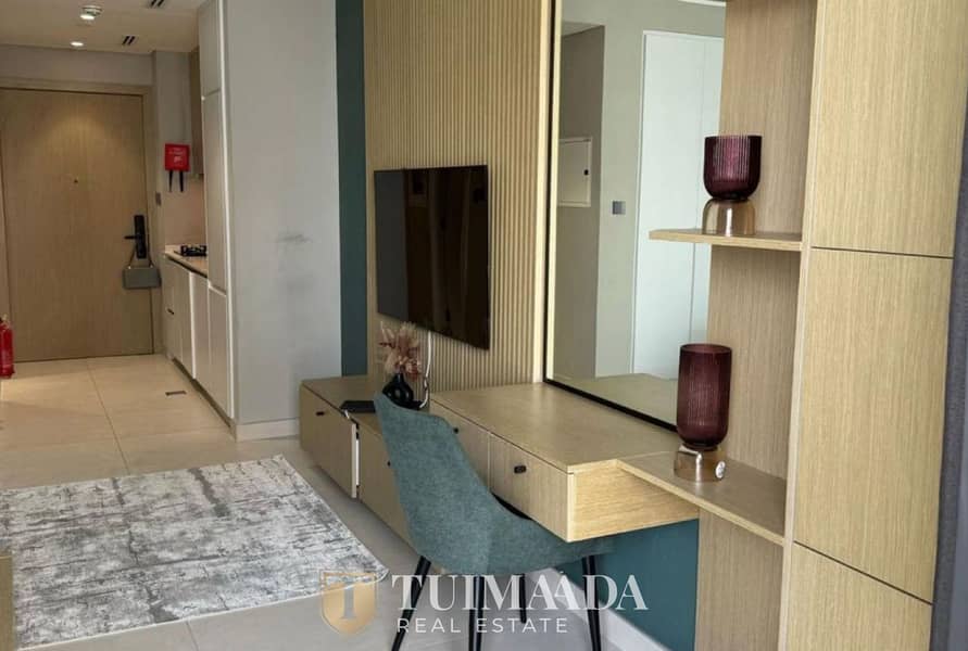 Furnished Studio | Balcony | Downtown & Marina Views