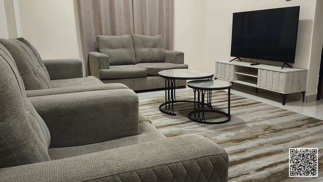 Golden Opportunity! The Most Luxurious 2BHK Furnished Apartment for Monthly Rent in Al Mowaihat 2 – Ajman Spacious apartment with high-end fi