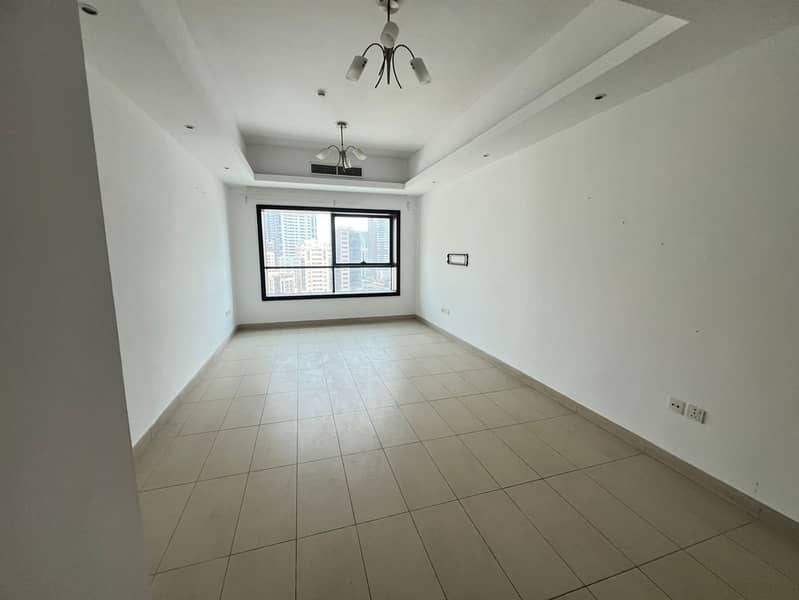 Free AC, parking, gym & pool, spacious master bedroom, panoramic open view, 1BHK in Al Taawun