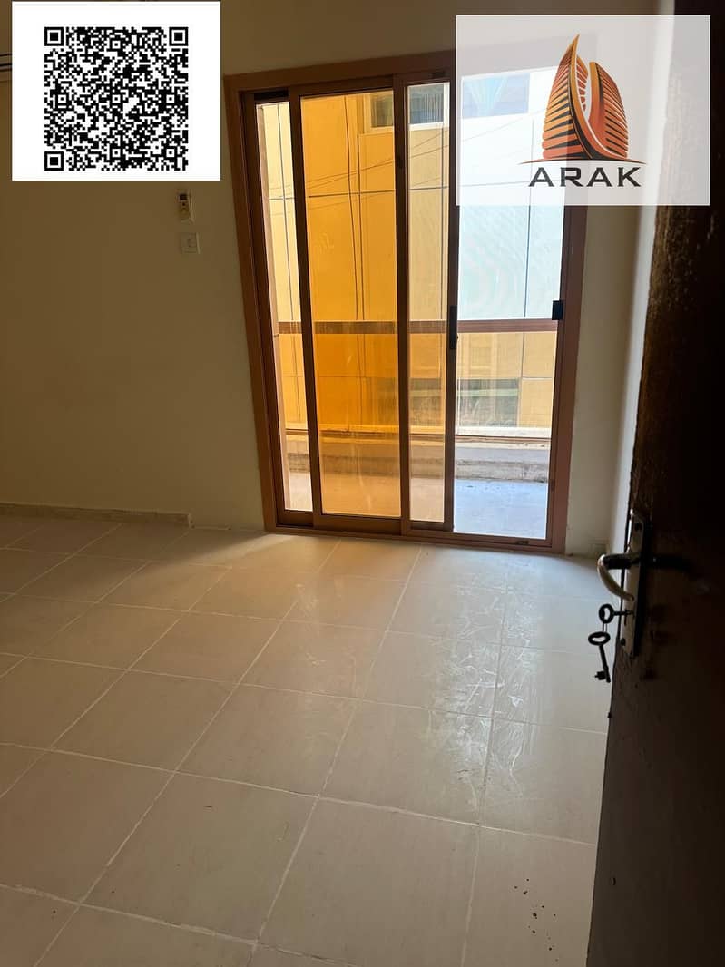 A studio apartment is available for annual rent in Liwara, Ajman, located next to the museum. The unit features a separate kitchen and is suitable fo