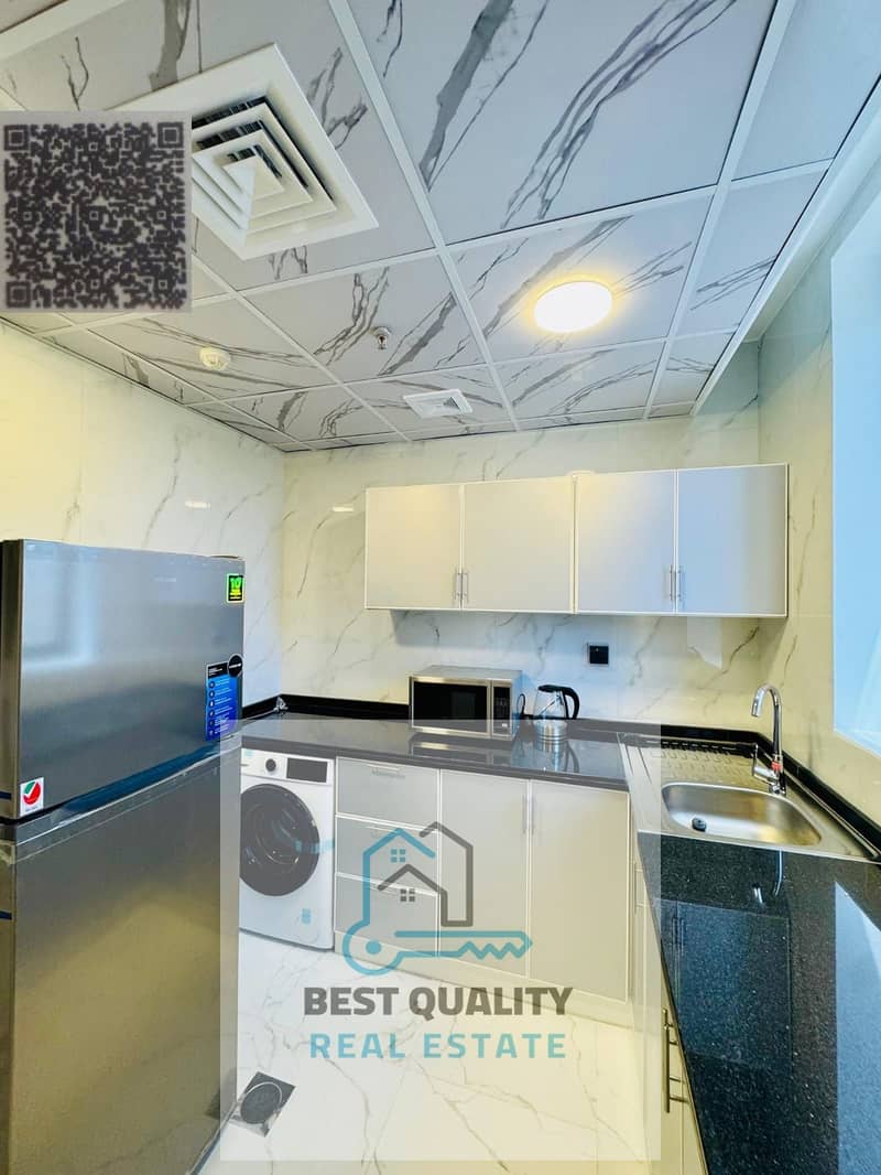 Furnished 1 Bedroom Hall for Monthly Rent – Prime Location in Ajman!