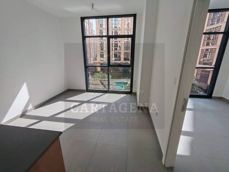 1bhk with pool view in almamsha