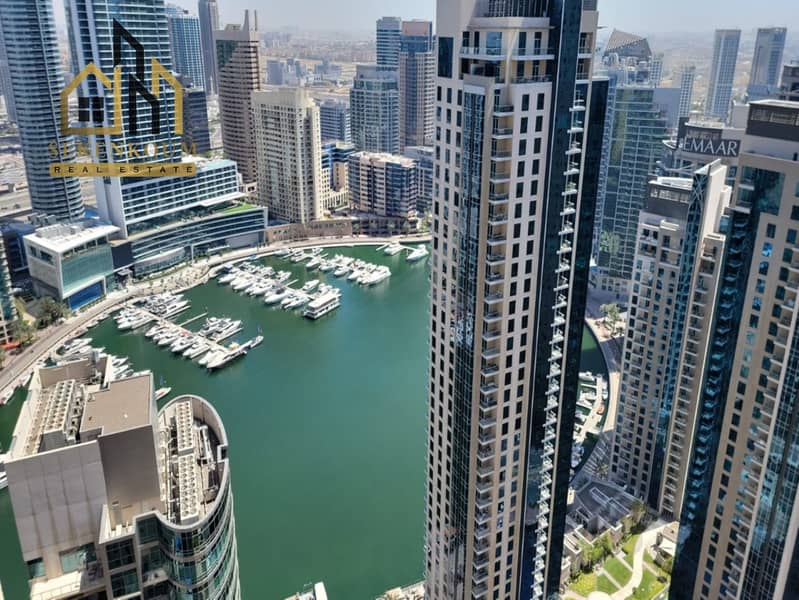 Full Marina and partial sea View - Very High Floor - Vacant