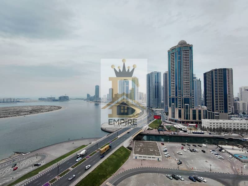 BRIGHT APPARTMENT SPACIOUS HALL WITH BEAUTIFULL SEA VIEW MASTER BEDROOMS// MAID ROOM WITH BATH//FREE GYM& POOL & Kids //FREE PARKING